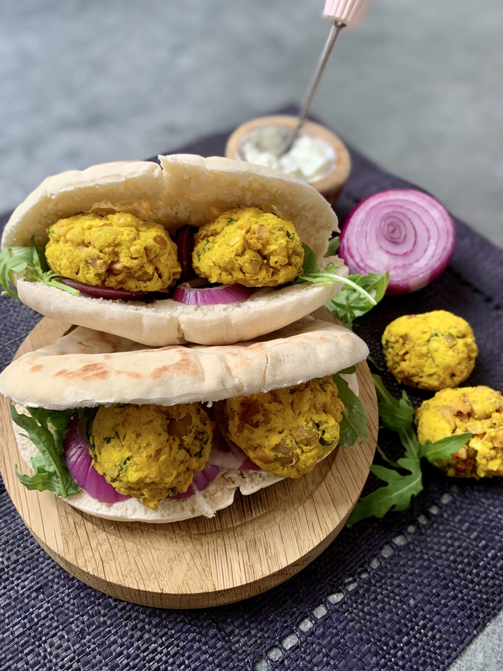 Pain Pita Aux Falafels Maison Nos Plats Végétariens - Croque Madames